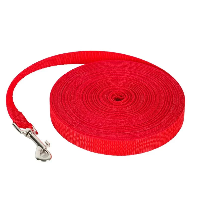 Nylon Extra Long Pet Leash Durable Dog Lead For Dog Recall Training Extended Length Anti Tangle Heavy Duty Pet Leash Outdoor
