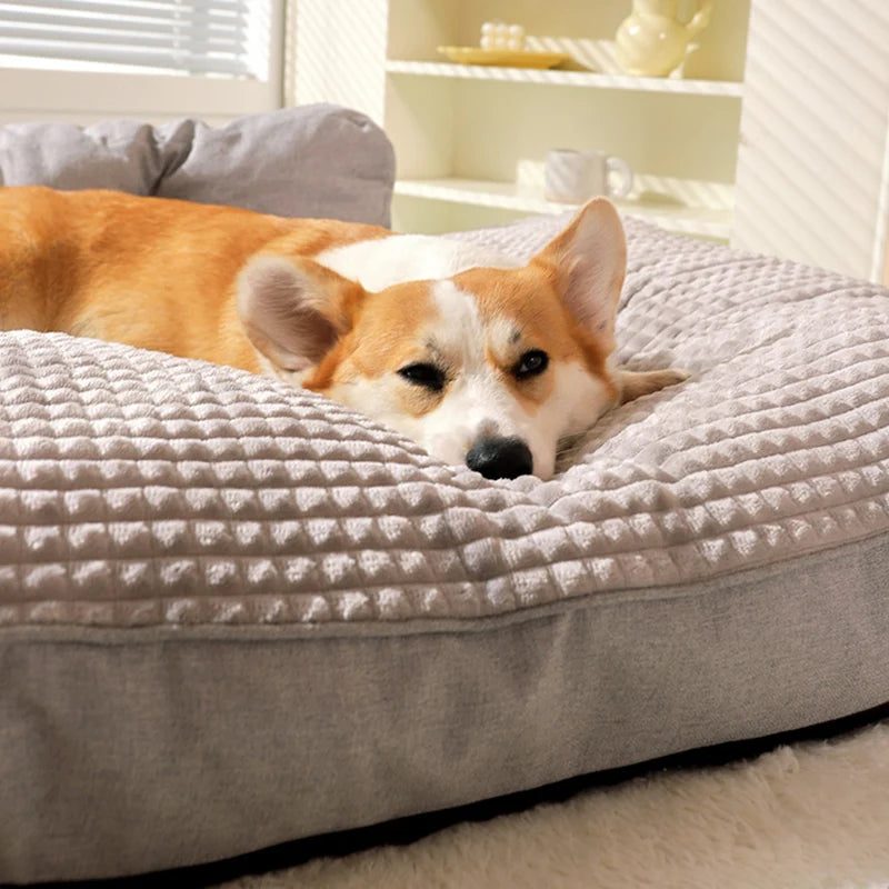 HOOPET Dog Cat Warm Sleeping Bed Cozy Nest Mat Medium Big Dogs Cushion Kennel Cat Pad Pet Supplies